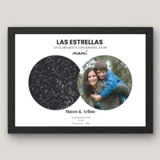 Cuadro "Cielo de Momentos con Mamá": Tu Historia Bajo las Estrellas