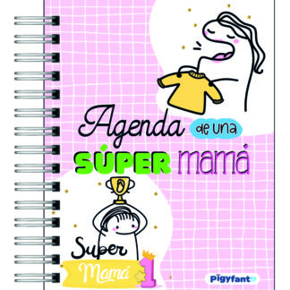 Agenda "Súper Mamá" Perpetua: Organiza tu Mundo con Amor y Estilo